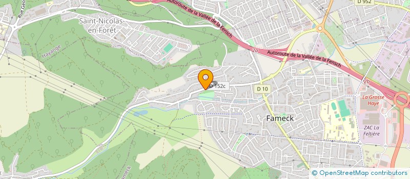 localisation de l'entreprise MADAME ANISSA BAZZANI  FAMECK