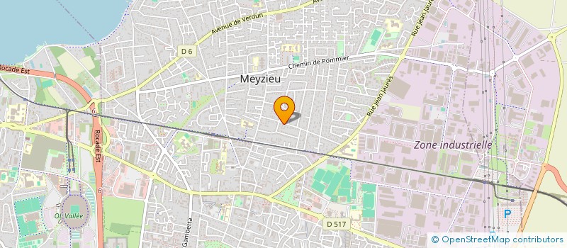 localisation de l'entreprise MADAME ANISSA BEKHEDDA  MEYZIEU