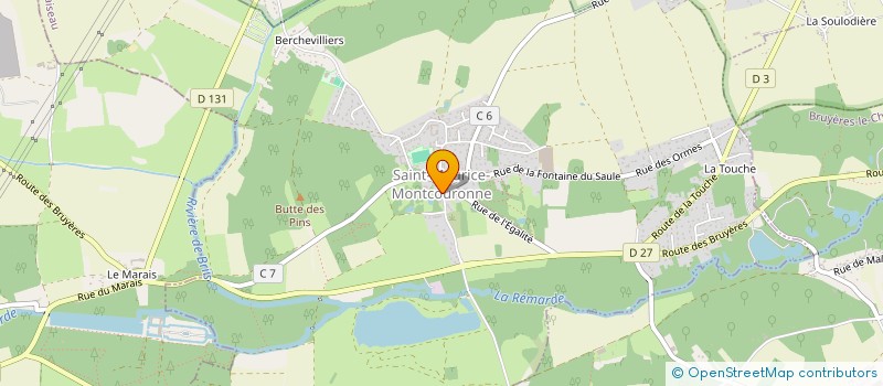 localisation de l'entreprise MADAME ANISSA BELDJILALI  SAINT-MAURICE-MONTCOURONNE