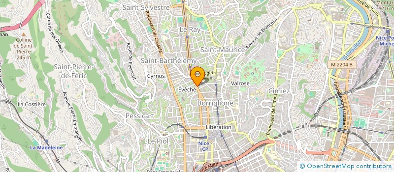 localisation de l'entreprise MADAME ANISSA BELLAGHA à NICE