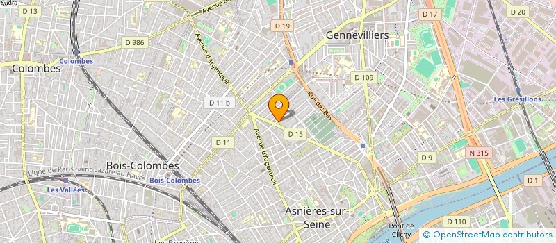 localisation de l'entreprise MADAME ANISSA BELLAHCENE à ASNIERES-SUR-SEINE