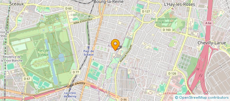 localisation de l'entreprise MADAME ANISSA BELLAHOUEL à ANTONY