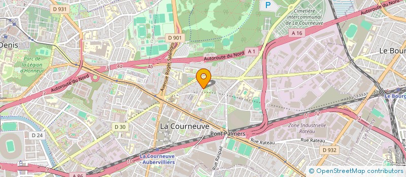 localisation de l'entreprise MADAME ANISSA BEN AMOR à LA COURNEUVE