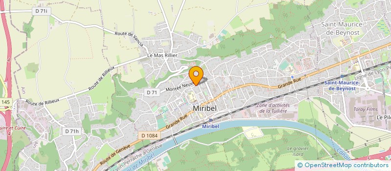 localisation de l'entreprise MADAME ANISSA BENALIA à MIRIBEL