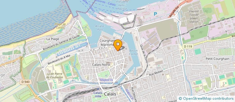 localisation de l'entreprise MADAME ANISSA BENAYAD  CALAIS