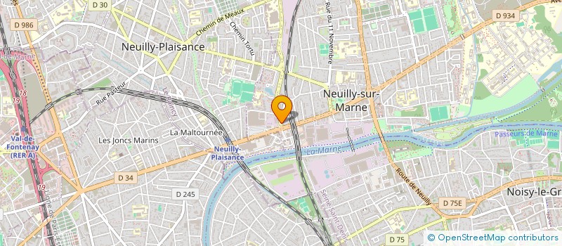 localisation de l'entreprise MADAME ANISSA BERDJOUH à NEUILLY-SUR-MARNE