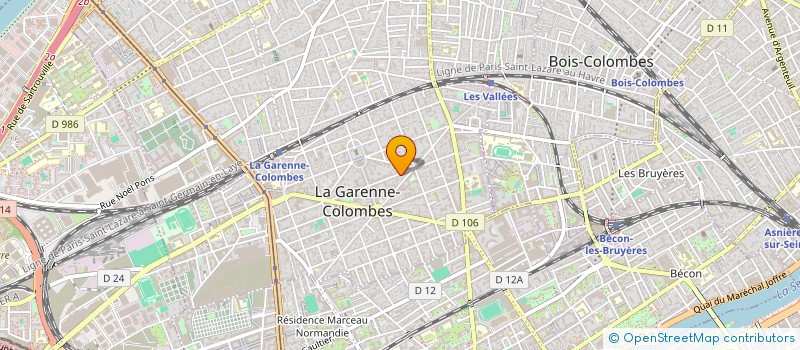 localisation de l'entreprise MADAME ANISSA BOUHLEL à LA GARENNE-COLOMBES