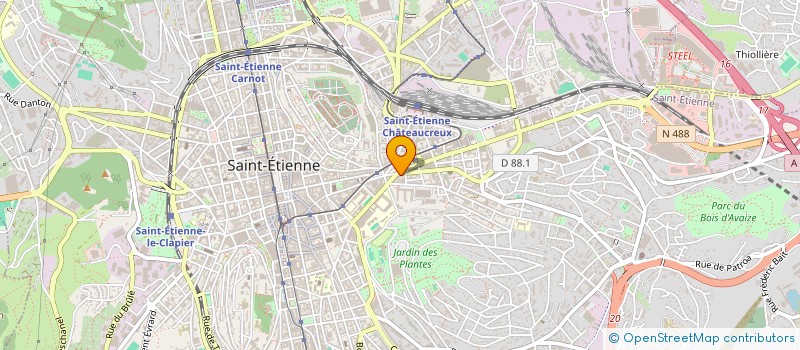 localisation de l'entreprise MADAME ANISSA BOUMEZRAG à SAINT-ETIENNE