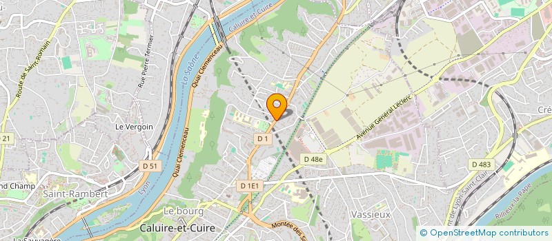 localisation de l'entreprise MADAME ANISSA BOUZELIFA à CALUIRE-ET-CUIRE