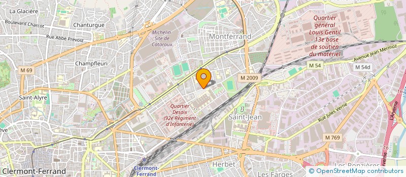 localisation de l'entreprise MADAME ANISSA CHOUABI  CLERMONT-FERRAND