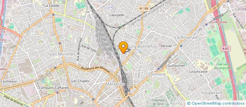 localisation de l'entreprise MADAME ANISSA CLAISSE  TOULOUSE