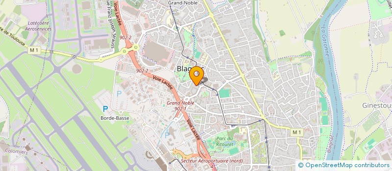 localisation de l'entreprise MADAME ANISSA DAIRA  BLAGNAC