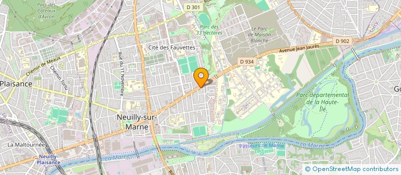 localisation de l'entreprise MADAME ANISSA DJEBBARI à NEUILLY-SUR-MARNE