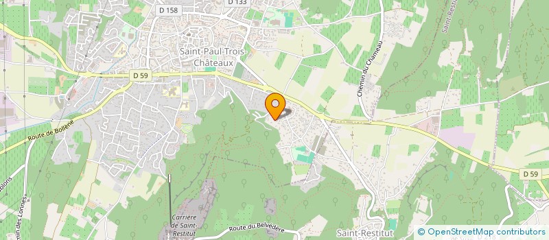 localisation de l'entreprise MADAME ANISSA DRISS à SAINT-PAUL-TROIS-CHATEAUX