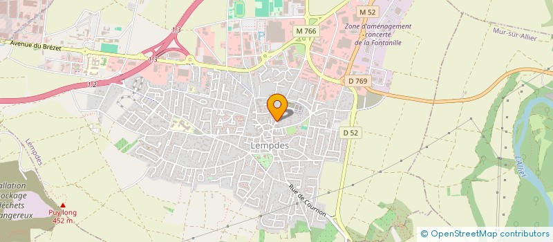 localisation de l'entreprise MADAME ANISSA ECH-CHERFI  LEMPDES