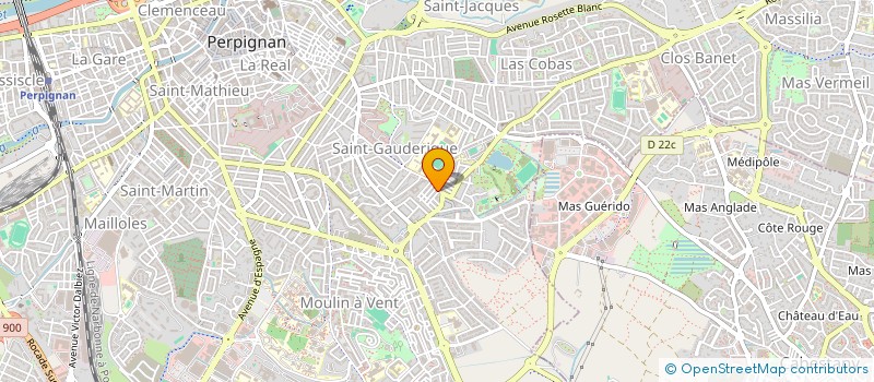 localisation de l'entreprise MADAME ANISSA EL IDRISSI  PERPIGNAN