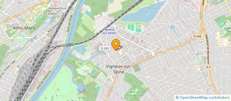 localisation de l'entreprise MADAME ANISSA ER RAYAH à VIGNEUX-SUR-SEINE
