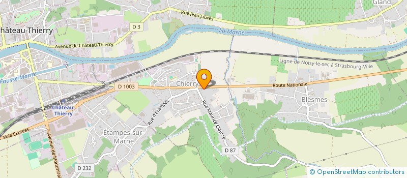 localisation de l'entreprise MADAME ANISSA ESSOUFFI  CHIERRY