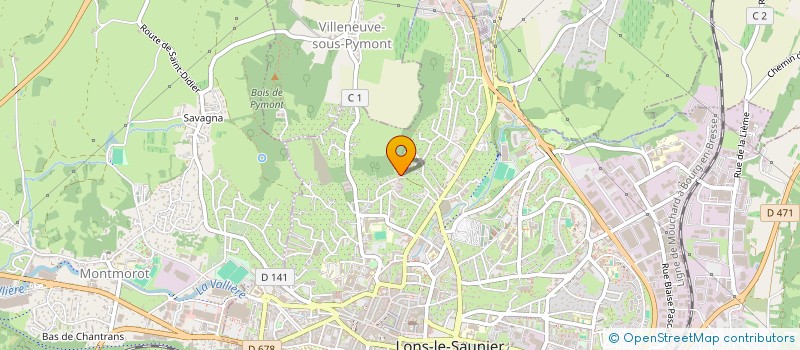 localisation de l'entreprise MADAME ANISSA FAIVRE  LONS-LE-SAUNIER