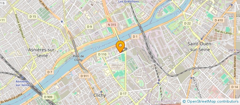 localisation de l'entreprise MADAME ANISSA FATMI à CLICHY