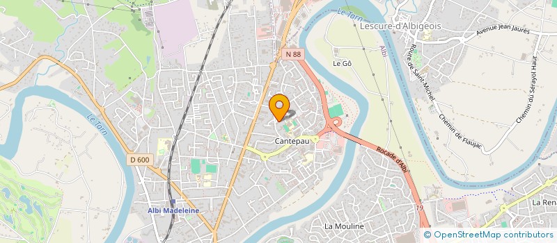 localisation de l'entreprise MADAME ANISSA GHAZI à ALBI