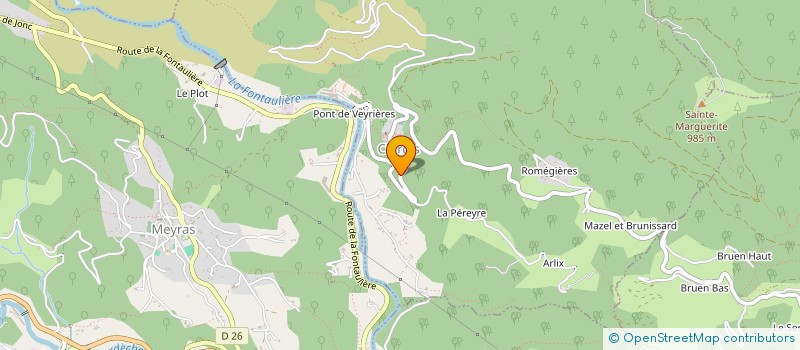 localisation de l'entreprise MADAME ANISSA GOUMIDI  CHIROLS