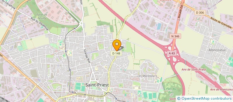 localisation de l'entreprise MADAME ANISSA GUERRICHE  SAINT-PRIEST