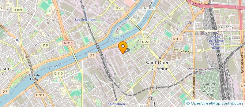 localisation de l'entreprise MADAME ANISSA HABIA à SAINT-OUEN-SUR-SEINE