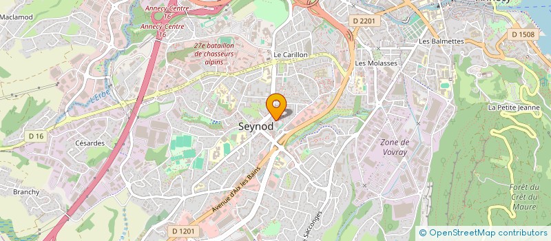 localisation de l'entreprise MADAME ANISSA HADJI à ANNECY