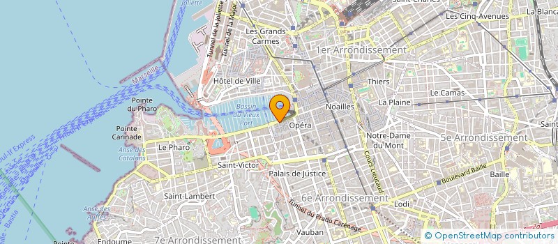 localisation de l'entreprise MADAME ANISSA HAMAMA  MARSEILLE