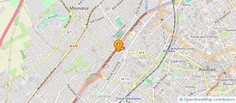 localisation de l'entreprise MADAME ANISSA HAMDANE à TOURCOING