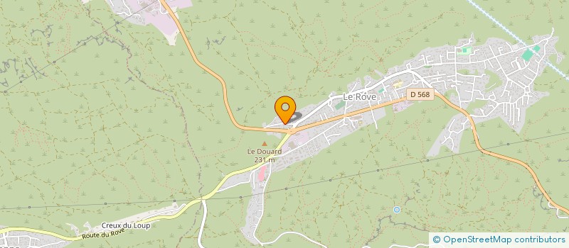 localisation de l'entreprise MADAME ANISSA HAMOUDA  LE ROVE