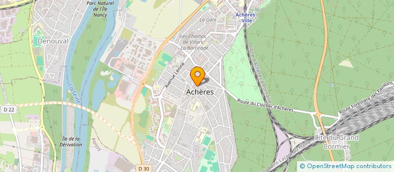 localisation de l'entreprise MADAME ANISSA HANINI à ACHERES