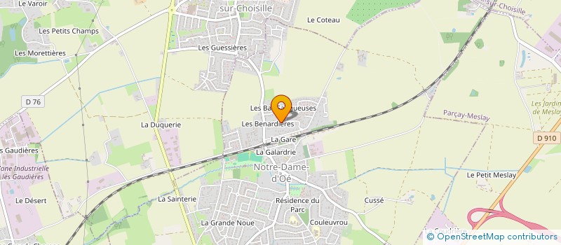 localisation de l'entreprise MADAME ANISSA HAVVA BEGHAMI  NOTRE-DAME-D'OE