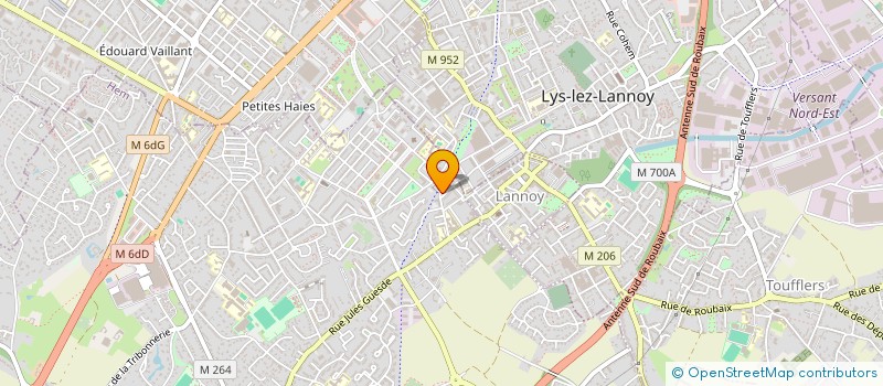 localisation de l'entreprise MADAME ANISSA HOUCHATI KHERFI  HEM