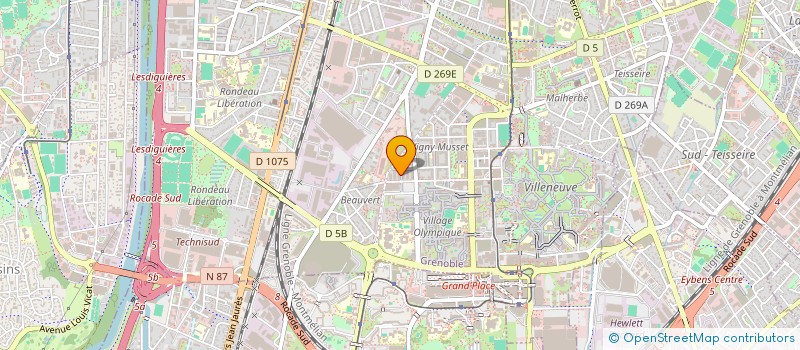 localisation de l'entreprise MADAME ANISSA IDIR  GRENOBLE