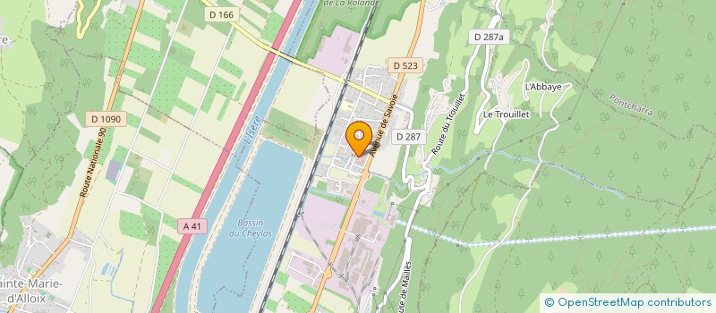 localisation de l'entreprise MADAME ANISSA IGHIL INAREN  LE CHEYLAS