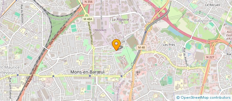 localisation de l'entreprise MADAME ANISSA JAADAR  MONS-EN-BARUL