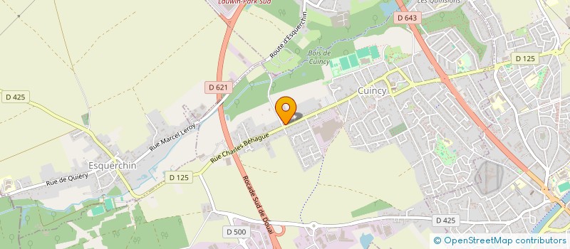 localisation de l'entreprise MADAME ANISSA KEBBOUR  CUINCY