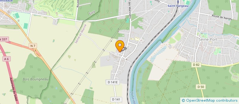 localisation de l'entreprise MADAME ANISSA KENNOUCHE  SAINT-FARGEAU-PONTHIERRY