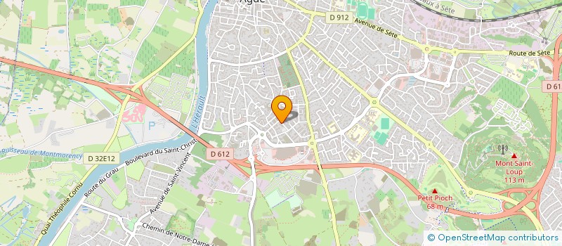 localisation de l'entreprise MADAME ANISSA KERDJOU à BEZIERS