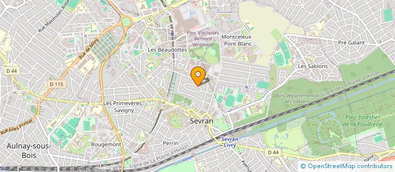 localisation de l'entreprise MADAME ANISSA KHALID à SEVRAN