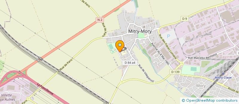 localisation de l'entreprise MADAME ANISSA KHEMIRI  MITRY-MORY