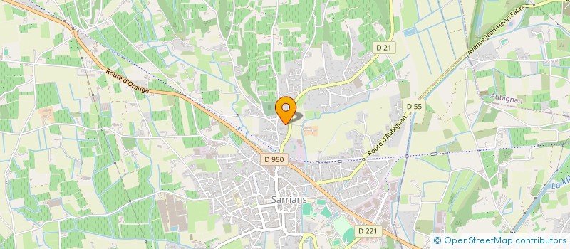localisation de l'entreprise MADAME ANISSA KRITEL  SARRIANS