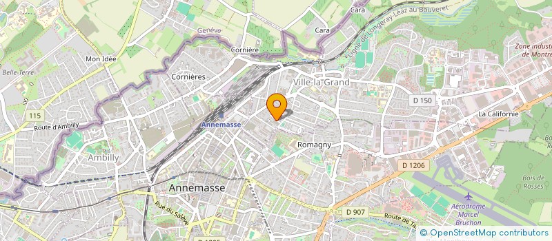 localisation de l'entreprise MADAME ANISSA LAAMOUMRI  VILLE-LA-GRAND