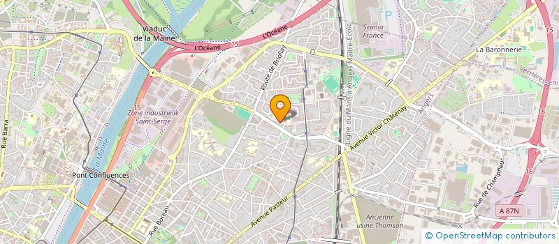 localisation de l'entreprise MADAME ANISSA LASSOUED  ANGERS