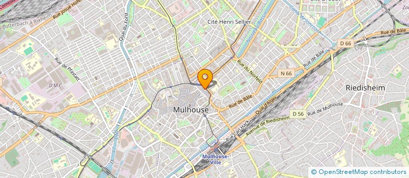 localisation de l'entreprise MADAME ANISSA LE DORZE  MULHOUSE