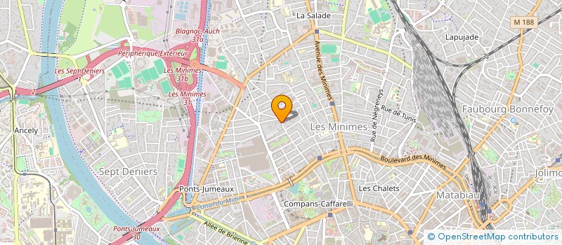 localisation de l'entreprise MADAME ANISSA LOUCHARD à TOULOUSE