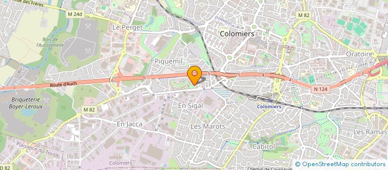 localisation de l'entreprise MADAME ANISSA LOUKYLY  TOULOUSE