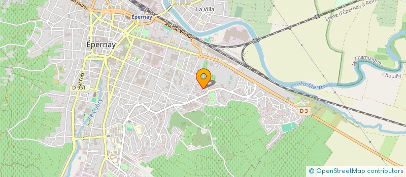 localisation de l'entreprise MADAME ANISSA M'BARKI  EPERNAY